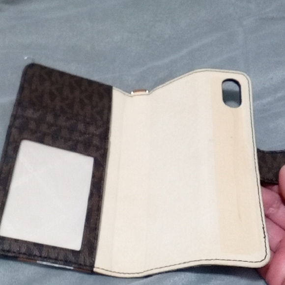 Michael Kors Brown and Orange IPhone X Case - Picture 2 of 3